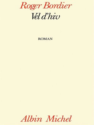 cover image of Vel d'hiv
